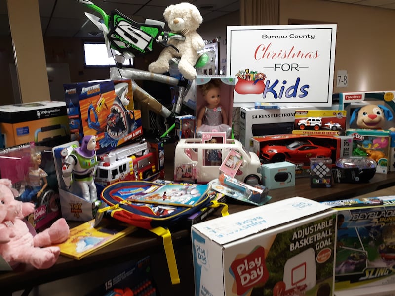 The Bureau County Christmas For Kids is collecting toys and donations for its annual holiday drive.