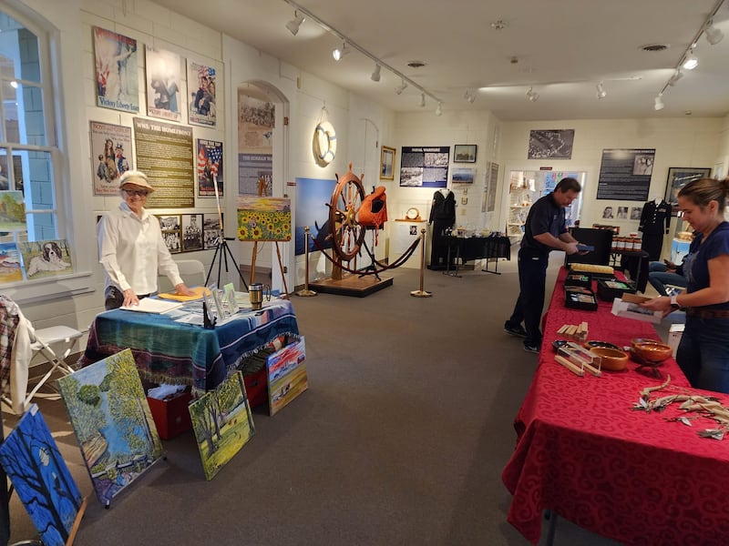Vendors sell items at the Artisan Faire at the Kankakee County Museum in a past year. The event returns Saturday, Nov. 1, 2025.