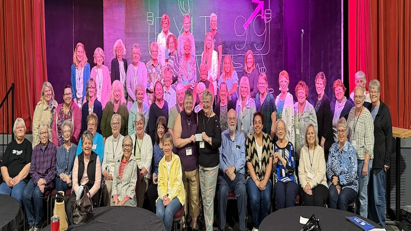 100+ Women Who Care of Ogle County donates to Polo Area Community Theater