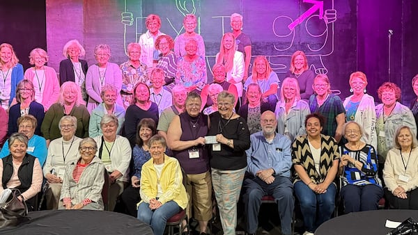 100+ Women Who Care of Ogle County donates to Polo Area Community Theater