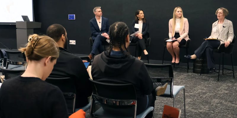 Representatives from Illinois nonprofits discussed the impacts of federal funding cuts on human services at an April Civic Federation panel in Chicago.
