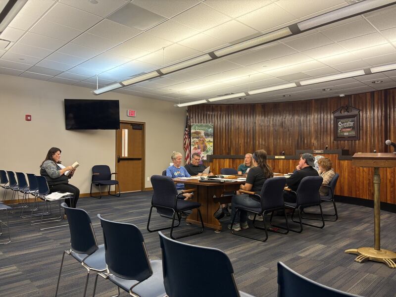 The Streator Park Board, along with Mayor Tara Bedei, discuss adding soccer fields to Oakland Park during their regular meeting on Wednesday, Aug. 14.
