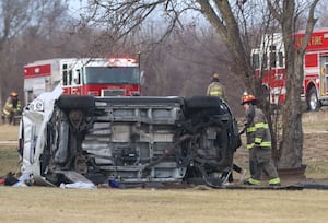 Three hurt in multi-vehicle crash in La Salle