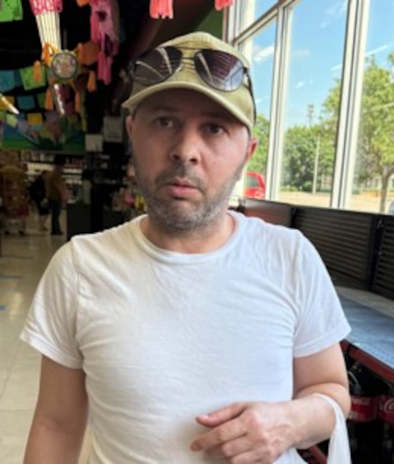 A photo of a male suspect accused of using a card skimming device on May 23, 2026, at El Ranchito Supermarket, 561 E. Cass St., according to a statement from the Joliet Police Department, which provided the photo.
