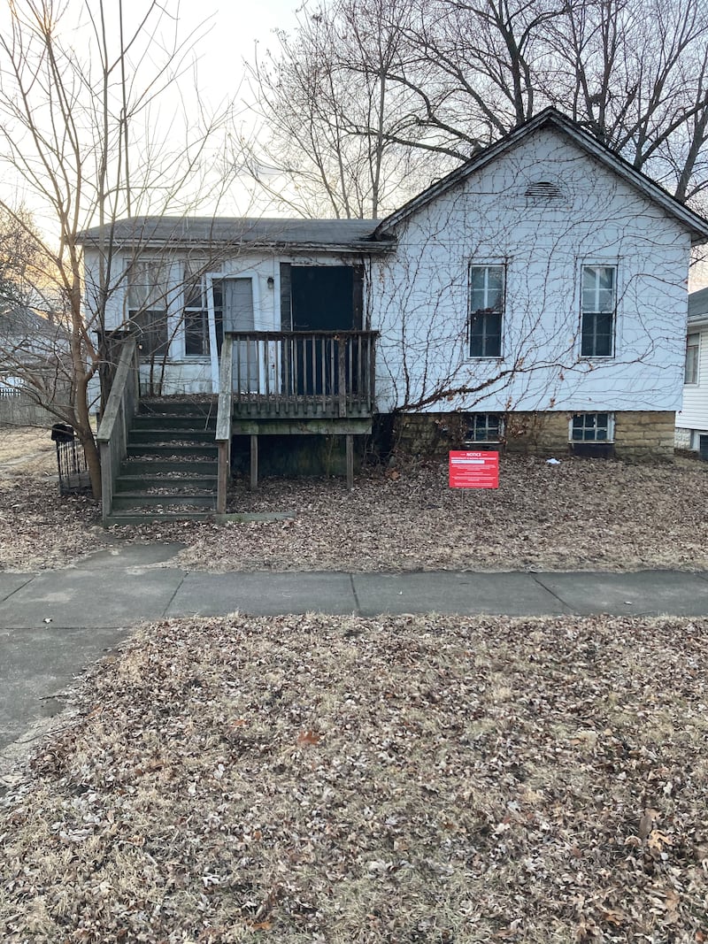 This abandoned house on South Fourth Avenue is Kankakee was recently acquired by the Land Bank. It's hopeful they house can be fixed up and put on the market.
