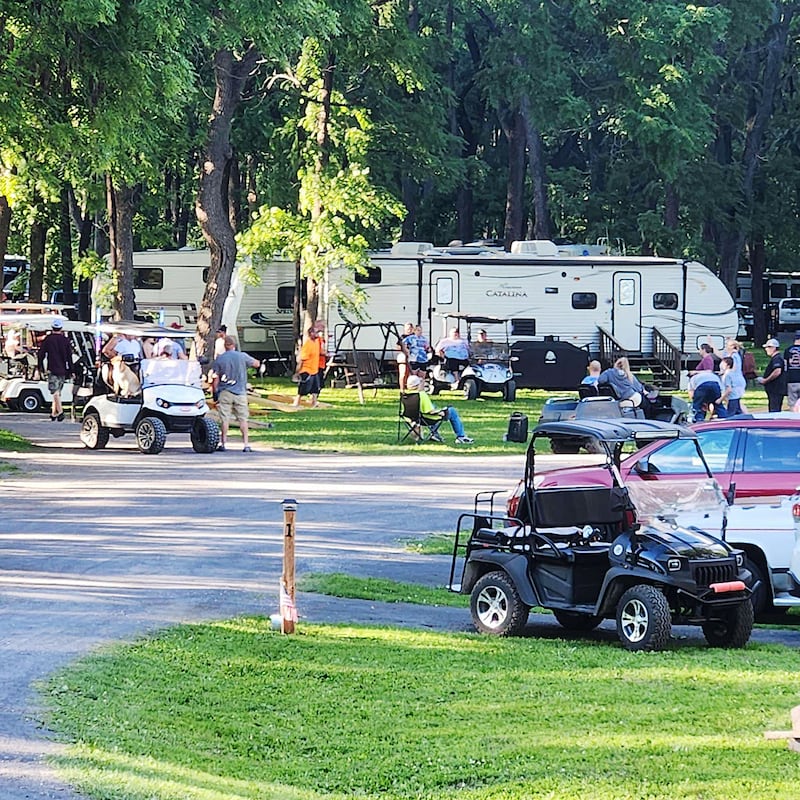 Ruffit Park's campers have enjoyed not just outdoor scenery, but also being part of a community of like-minded people. Holiday events such as the Fourth of July and Halloween bring them together for fun and activities.