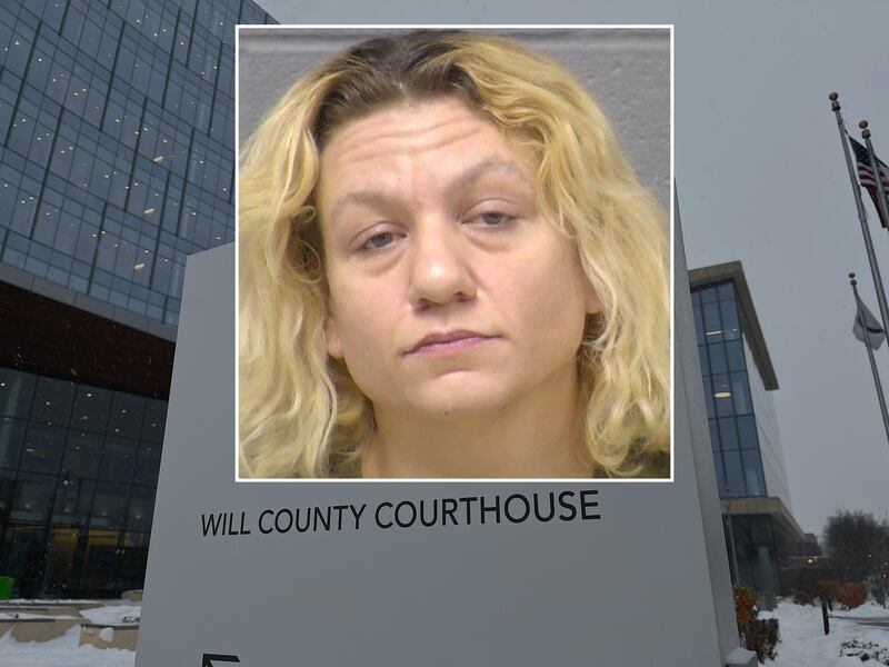 Nicole Pokryzwa was taken to the Will County jail on Saturday Dec. 6, 2025.