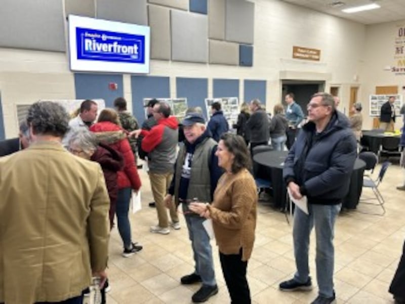 During an open house for Riverfront Park Oct. 1, 202, village residents got a chance to see the results of an online survey by Kimley-Horn and Associates of Chicago.