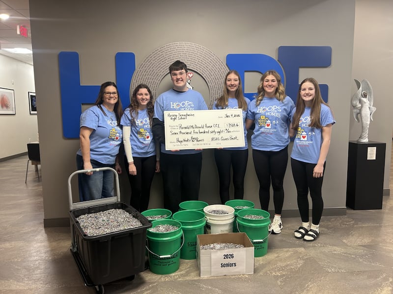 Henry-Senachwine High School students raised $8,327 through their recent HOPE Week fundraising campaign, supporting two charitable causes.
