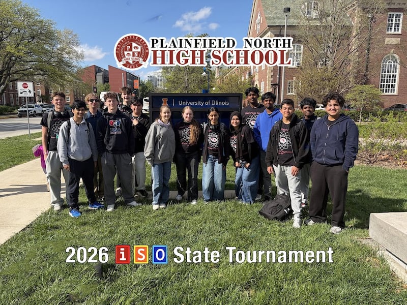 Plainfield North High School students earned multiple top finishes at t the Science Olympiad Team State Tournament at the University of Illinois on April 18, 2026.