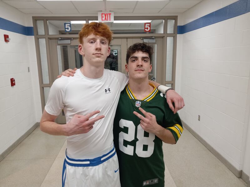 Ethan McNeill (left) and Tyler Walker