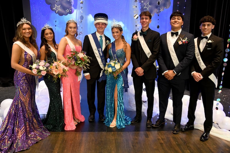 The 2025 La Salle-Peru Township High School Promenade was on Saturday in Mattheissen Memorial Auditorium. It featured Amadae Ambler, Nathali Aguirre, Kate Wasilewski, King Jackson Sellett, Queen Elena Leone, Nicholas Olivero, Andres Medina, and Reese Poole.
