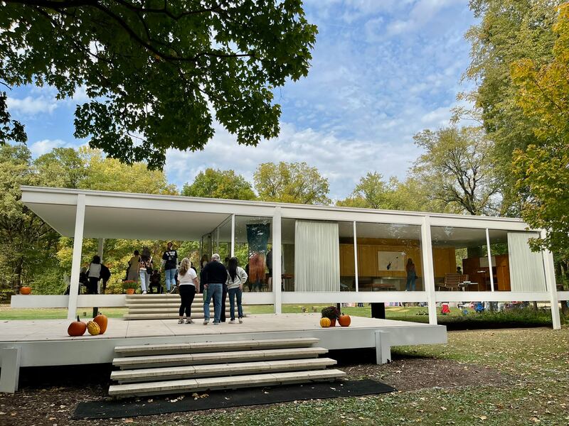 The Edith Farnsworth House Historic Site in Plano held its inaugural Farnsworth Fall Festival Oct. 12.
The event featured family-friendly activities, local vendors and access to the historic site with museum guides answering questions.