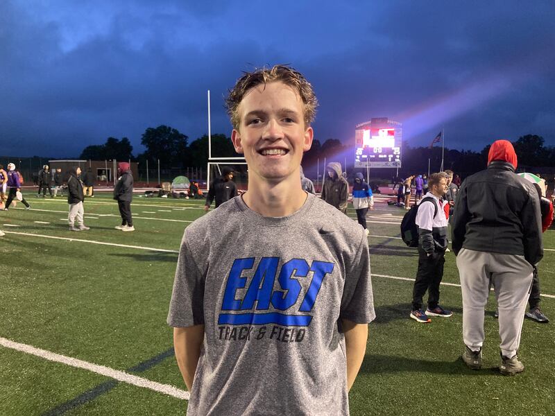 Sean Hanrahan of Lincoln-Way East.