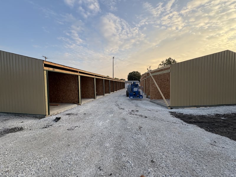 Construction is underway on new self-storage buildings at 801 E. Bridge St. in Streator, part of an expansion and updated layout of the long-operating facility.