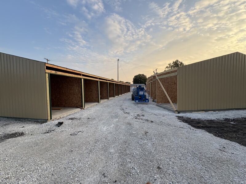 Construction is underway on new self-storage buildings at 801 E. Bridge St. in Streator, part of an expansion and updated layout of the long-operating facility.