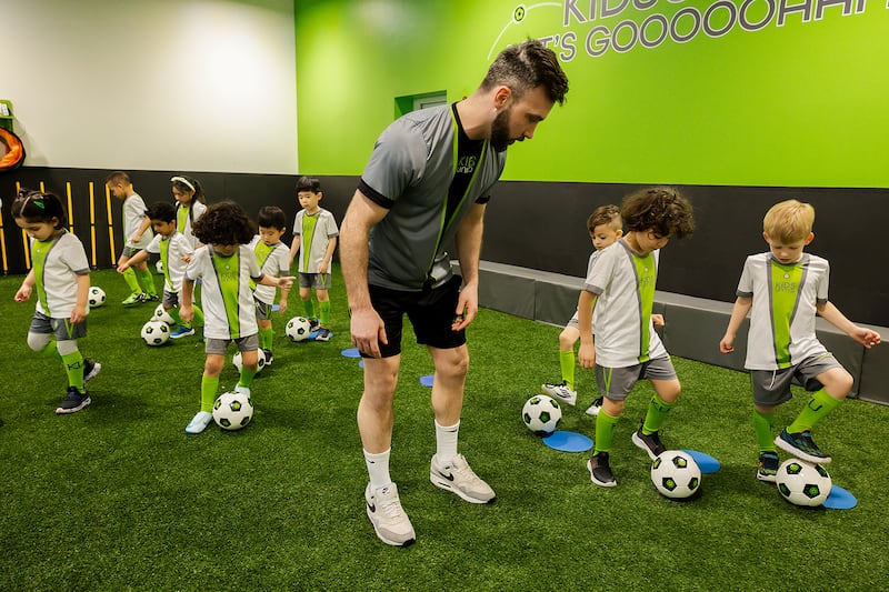 The curriculum was designed by child development specialists to teach far more than the sport. Children develop body mastery, teamwork, decision-making, communication, and self-confidence — using soccer as the engaging, age-appropriate context.