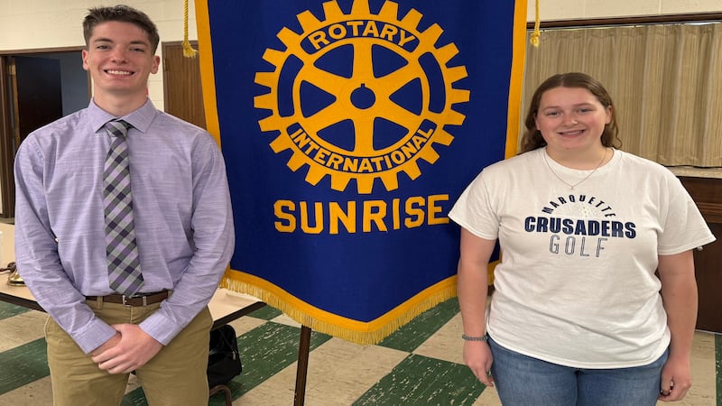 Ottawa Sunrise Rotary Club honors May Students of the Month