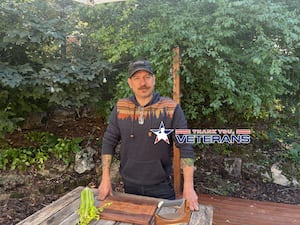 ‘Functional art’: Trout Valley vet makes kitchen knives specially designed for people with disabilities