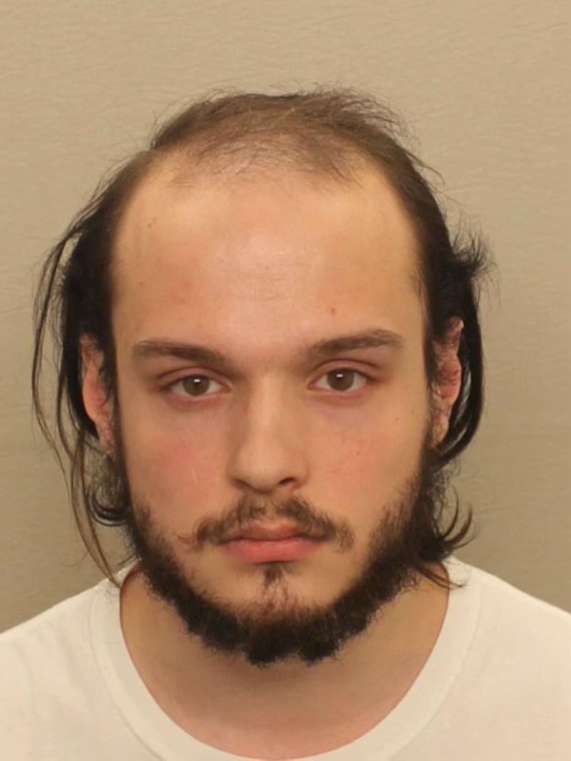 Andrew Marshall following his arrest in 2024