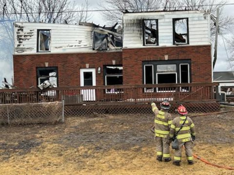 Multiple departments responded to a fire that broke out 1:55 p.m., Wednesday, March 5, 2025, at 8423 IL-38 in Ogle County near Ashton.