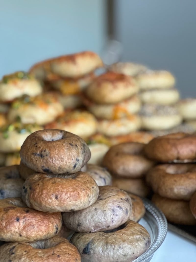 Blue Heron Bagels is a home kitchen, cottage food business in Shorewood that crafts gourmet sourdough bagels by hand each week.