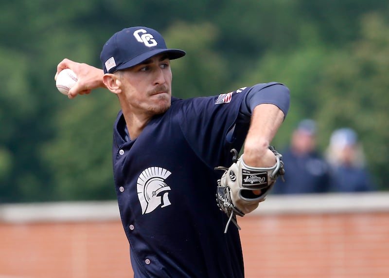 Cary-Grove’s Charlie Taczy throws a pitch during the IHSA Class 3A Grayslake Central Sectional semifinal baseball game against Prairie Ridge on Wednesday, June 4, 2025, at Grayslake Central High School.