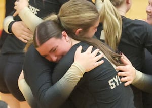Photos: Sycamore falls in straight sets to Washington in Class 3A Sectional volleyball