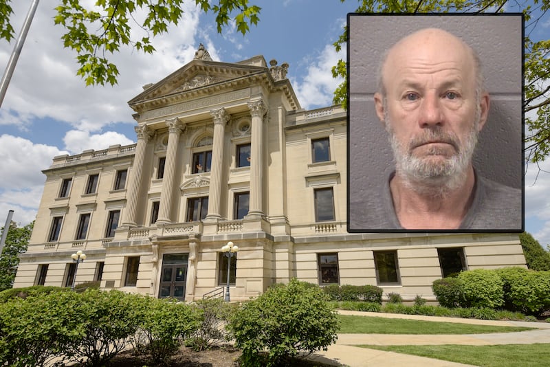 Jerry L Ping, of Sandwich, has been charged with one count of sexual exploitation of a child, a Class 4 felony, according to records filed in DeKalb County Court on Jan. 15. (Inset photo provided by DeKalb County Jail)