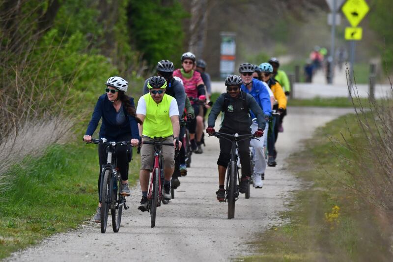The Forest Preserve District of Will County has scheduled six bike rides as part of a special Rec Bike Club series this fall. Participants will bike a range of five to 10.5 miles on trails throughout the district.