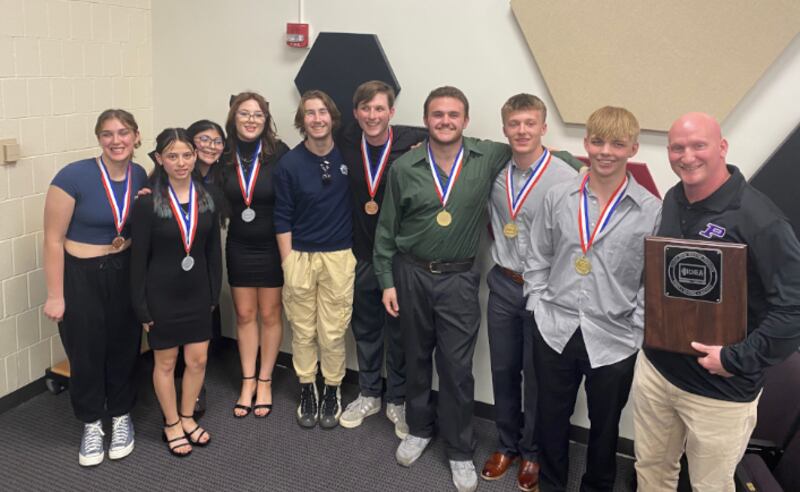 Ten Plano High School students competed in the Illinois Design Educators Association State Competition, with eight taking home medals, including several for best in state.