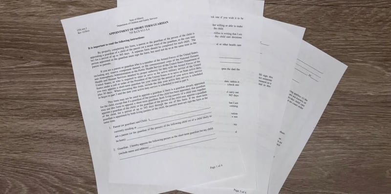 Form CFS 44-2, also known as the short-term guardianship form, allows parents in Illinois to appoint temporary custody for their children during a crisis.