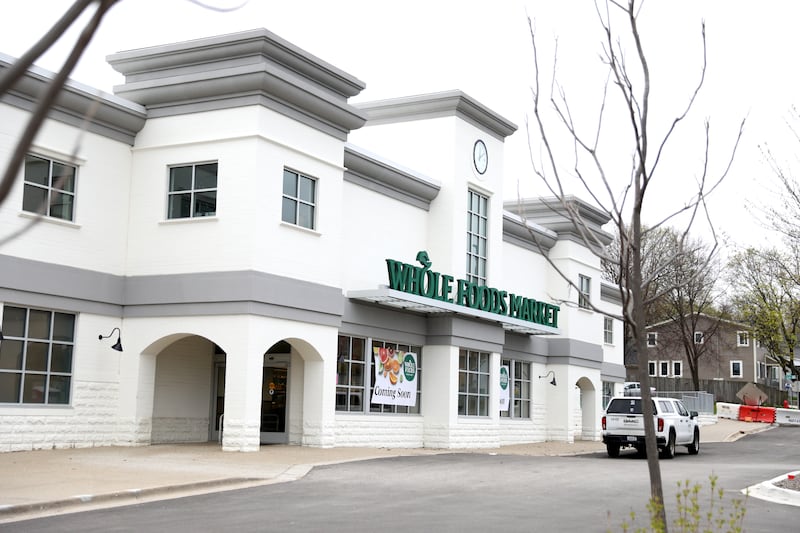Whole Foods is still under renovation in St. Charles.