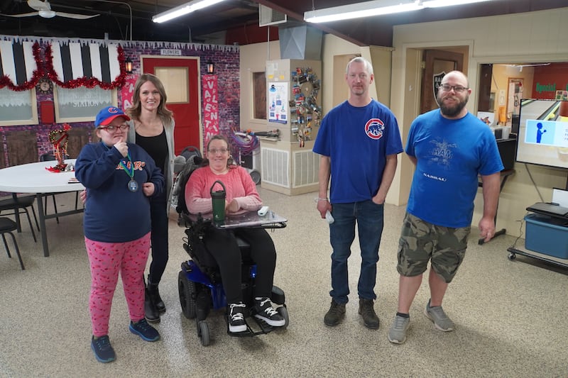 Angie Martin-Bakener (second from left) is the new executive director of the Village of Progress in Oregon.