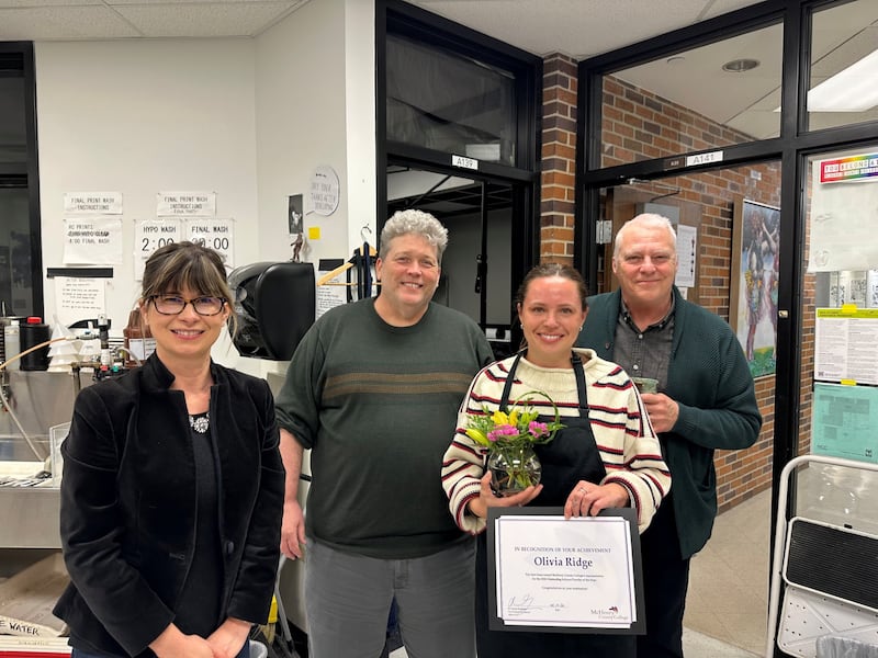 McHenry County College has announced Olivia Ridge as its 2026 Adjunct Faculty Member of the Year.