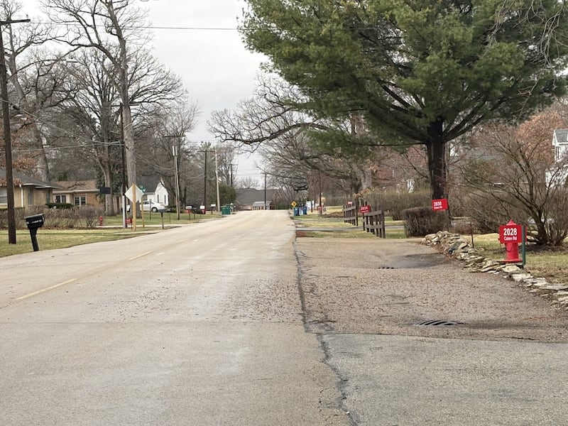A view of Caton Road, where Ottawa City Council has approved the annexation of six different properties into the city's limits.