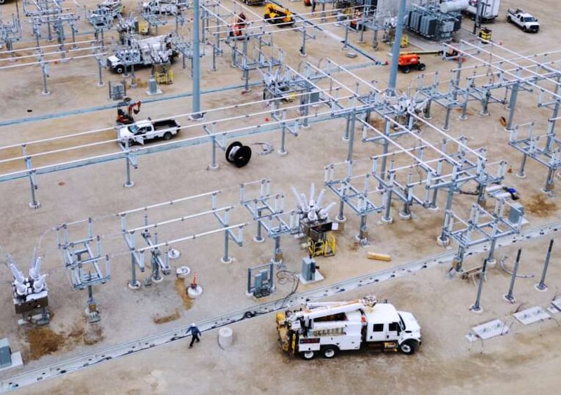 A ComEd substation will help supply power to the Compass Datacenters facilities on the former Sears campus in Hoffman Estates. Data centers for the artificial intelligence industry are significantly adding to the demand for electricity in the region.