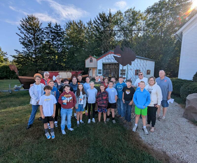 Sixth-grade students from Milton Pope School visited the Norsk Museum on Sept. 25 for a tour highlighting local Norwegian-American history.