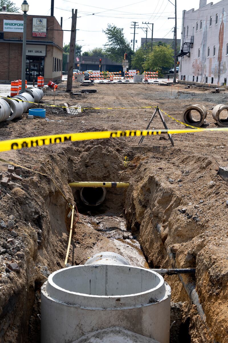 Work on Second Street in Sterling continues Monday, August 18, 2025. Despite some utility delays, construction could be complete by Thanksgiving.