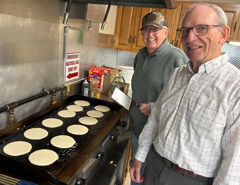 Hennepin United Methodist Church will serve a free pancake and sausage breakfast Saturday, May 16