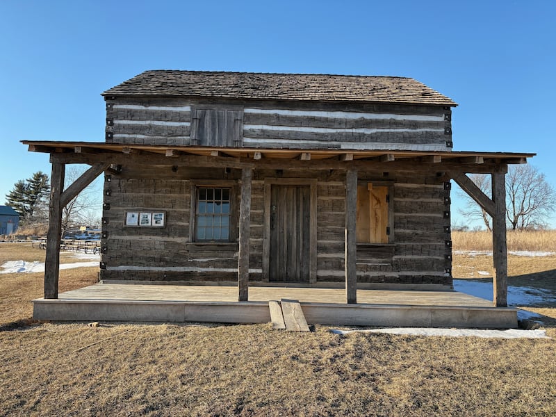 The historic Miller/Ellwood Cabin in DeKalb County.