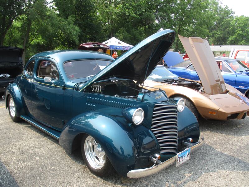 This 1938 Studebaker was one of about 70 vehicles on display at the Plano American Legion Post 395 car show on July 16, 2023.