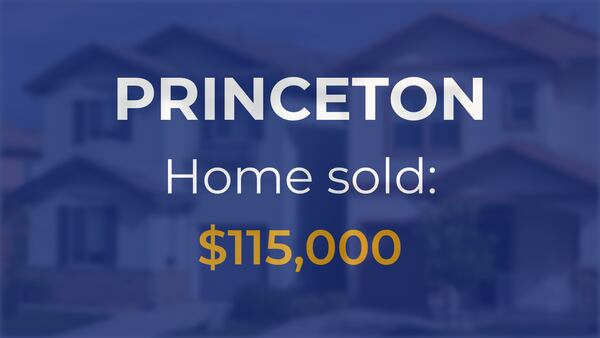 Single-family home sells for $115,000 in Princeton