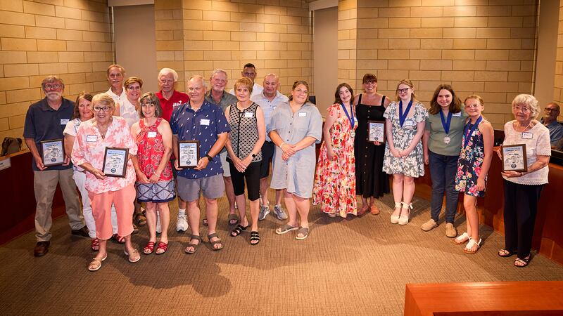 The Village of Montgomery honored community members dedicated to service during the Volunteer of the Year Recognition at Village Hall.