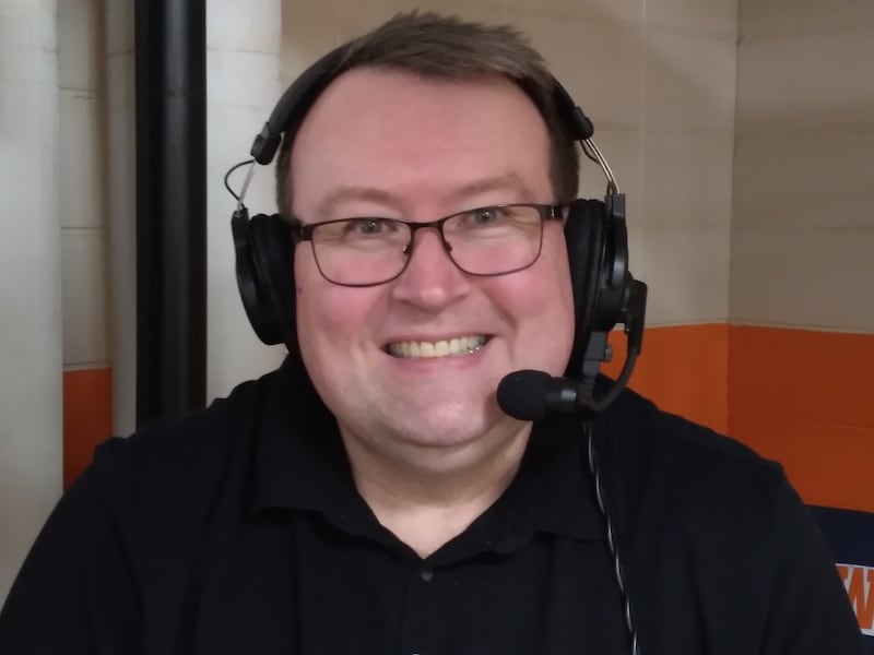 Oswego native Jeff Blanton recently announced his 1,000th Oswego High School athletic event.