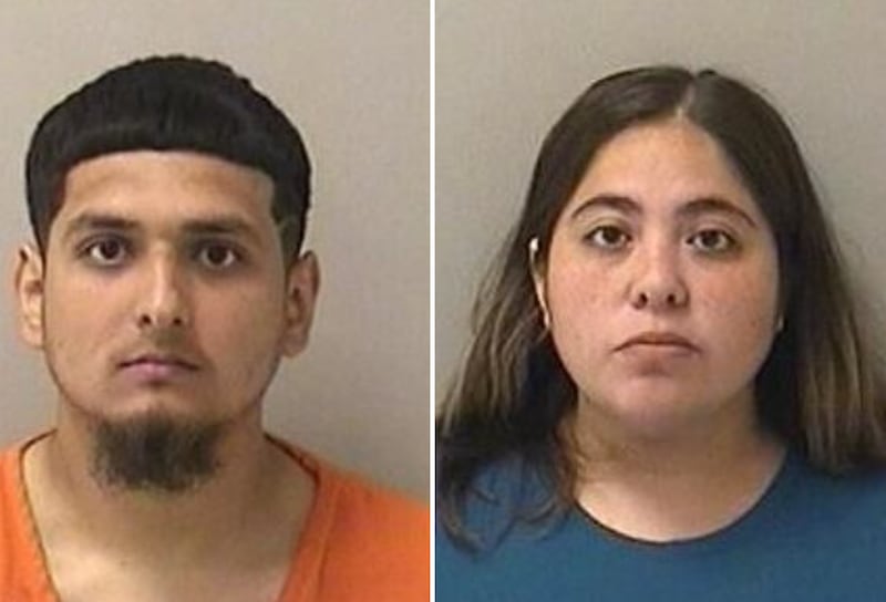 Sergio Campos (left) and Daisy Salinas