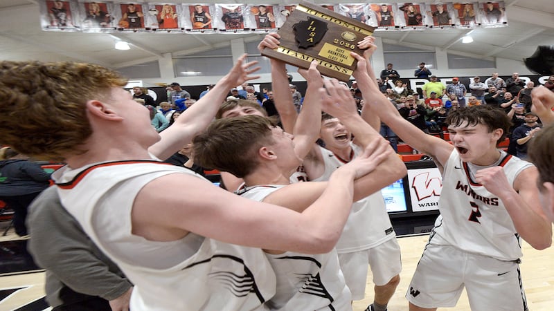 Photos: Woodland boys basketball wins the Class 1A Regional title over Newark