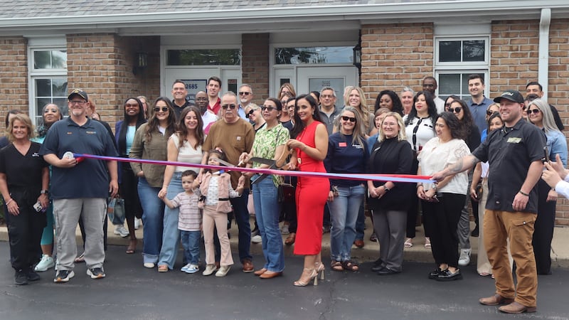 On Thursday, May 29, 2025, the Oswego Area and Yorkville Area chambers of commerce, friends and family joined Beauty Above Most, 2685 US Rte. 34 in Oswego, for a celebratory ribbon-cutting ceremony.