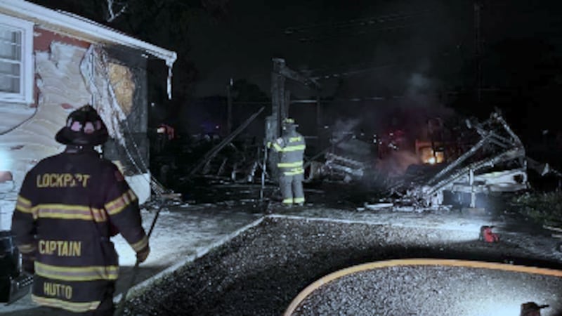 Garage, outbuildings, motor home, vehicles involved in fire Sunday in Lockport Township