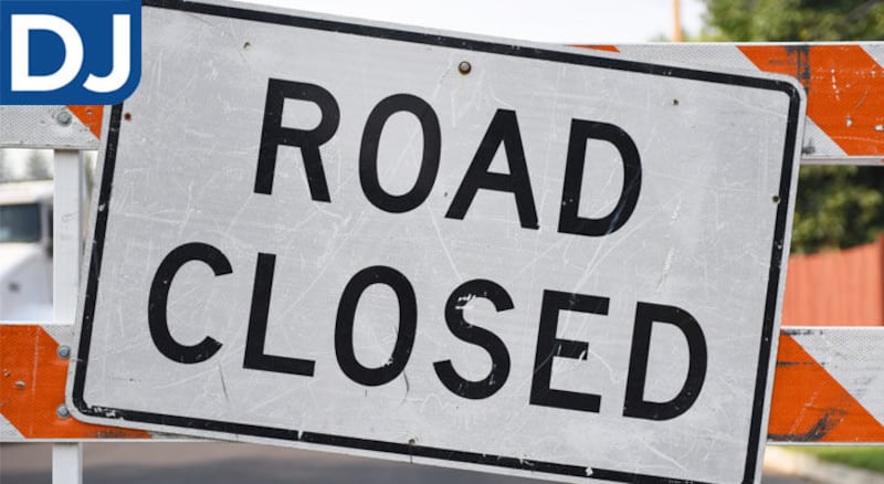 Road closed